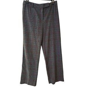 David Brooks Vintage Glen Plaid Dress Pants Women's Size 8 Flat Front